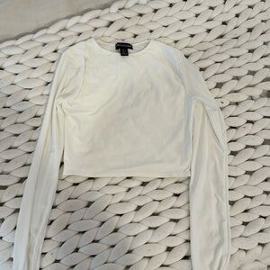 Prettylittlething slinky long sleeve top